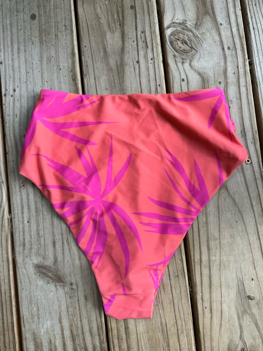 Anthropologie Malai high waist palm bikini bottoms - Thumbnail 3