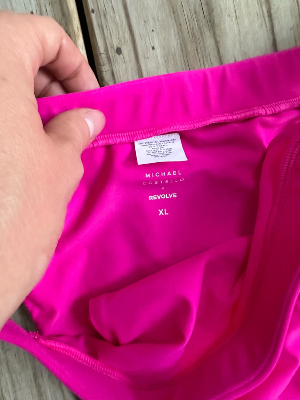 NWT Michael Costello Dasia bikini bottoms pink - Thumbnail 3