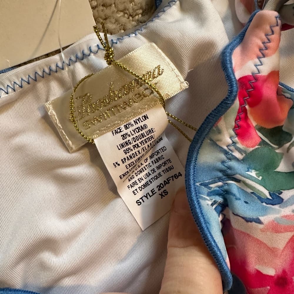 NWT Shoshanna dahlia bikini bottoms floral xs - Thumbnail 2
