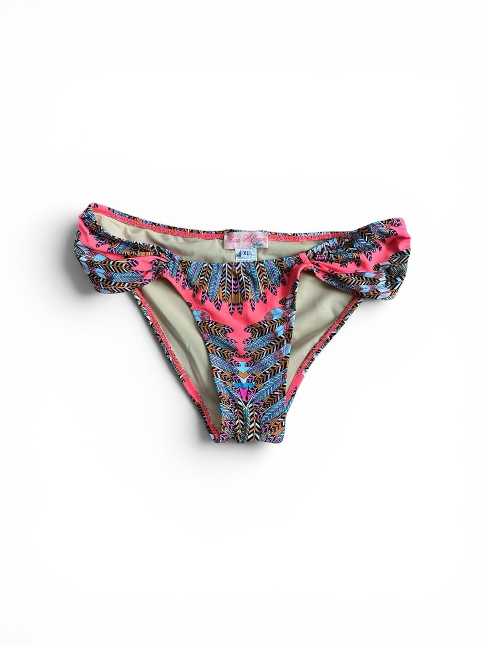Mara Hoffman feather bikini bottoms extra large - Thumbnail 4