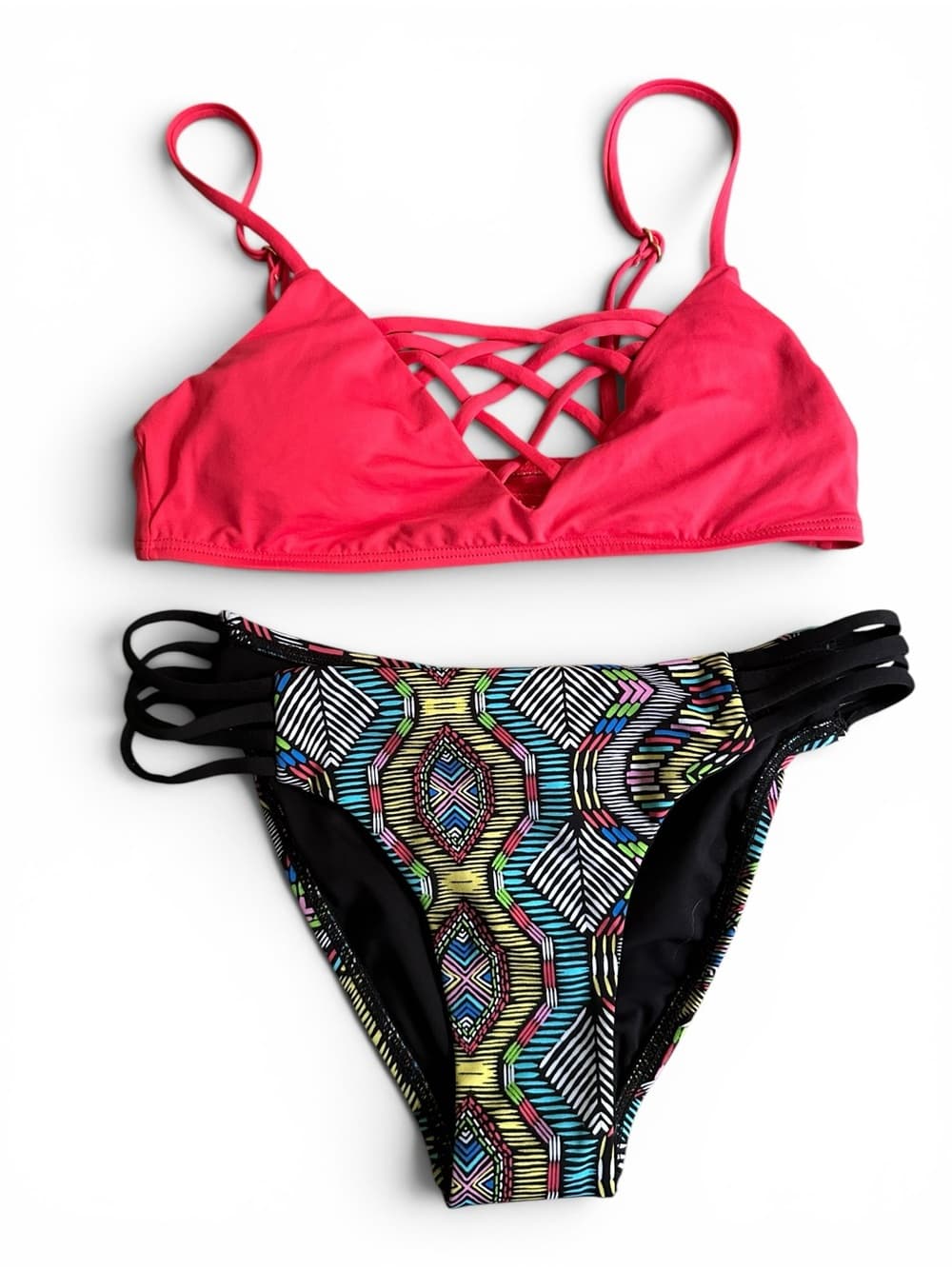 NWOT L*Space Jaime Low Down bikini set extra small - Thumbnail 5