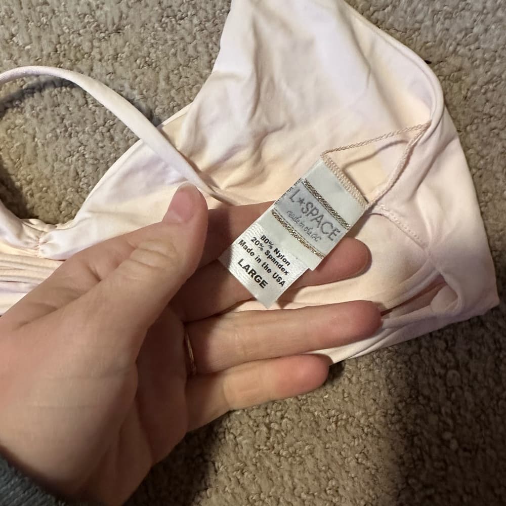 NWOT L*Space string bikini off white - Thumbnail 3
