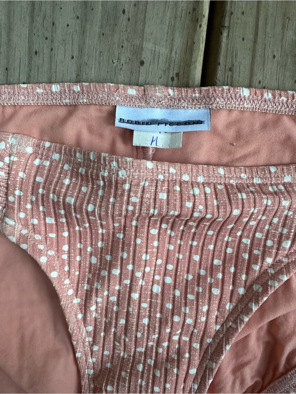 NWT Robin Piccon Ally dot bikini bottoms medium - Thumbnail 2