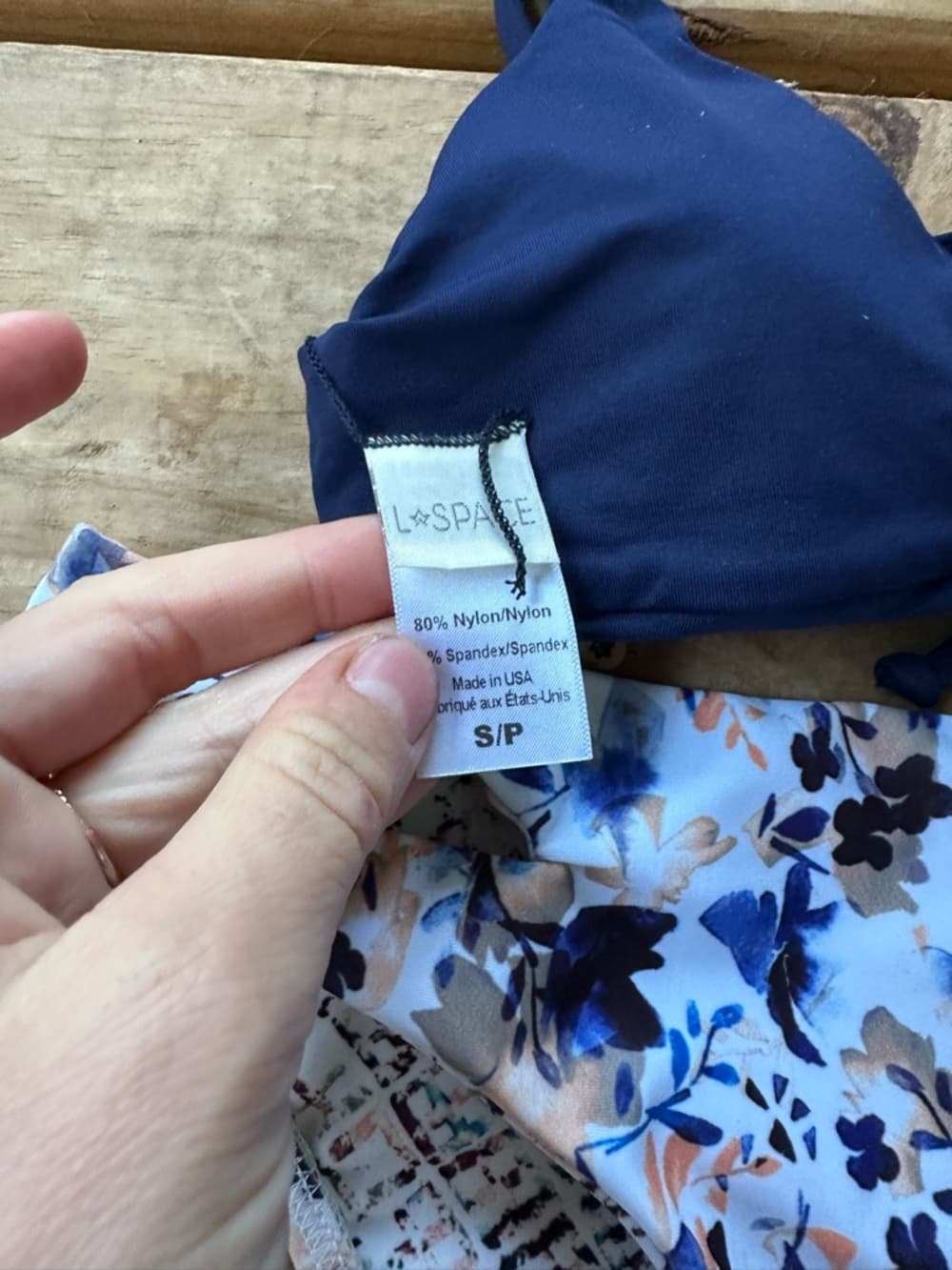 NWOT L*Space Full Cut bikini set floral - Thumbnail 3