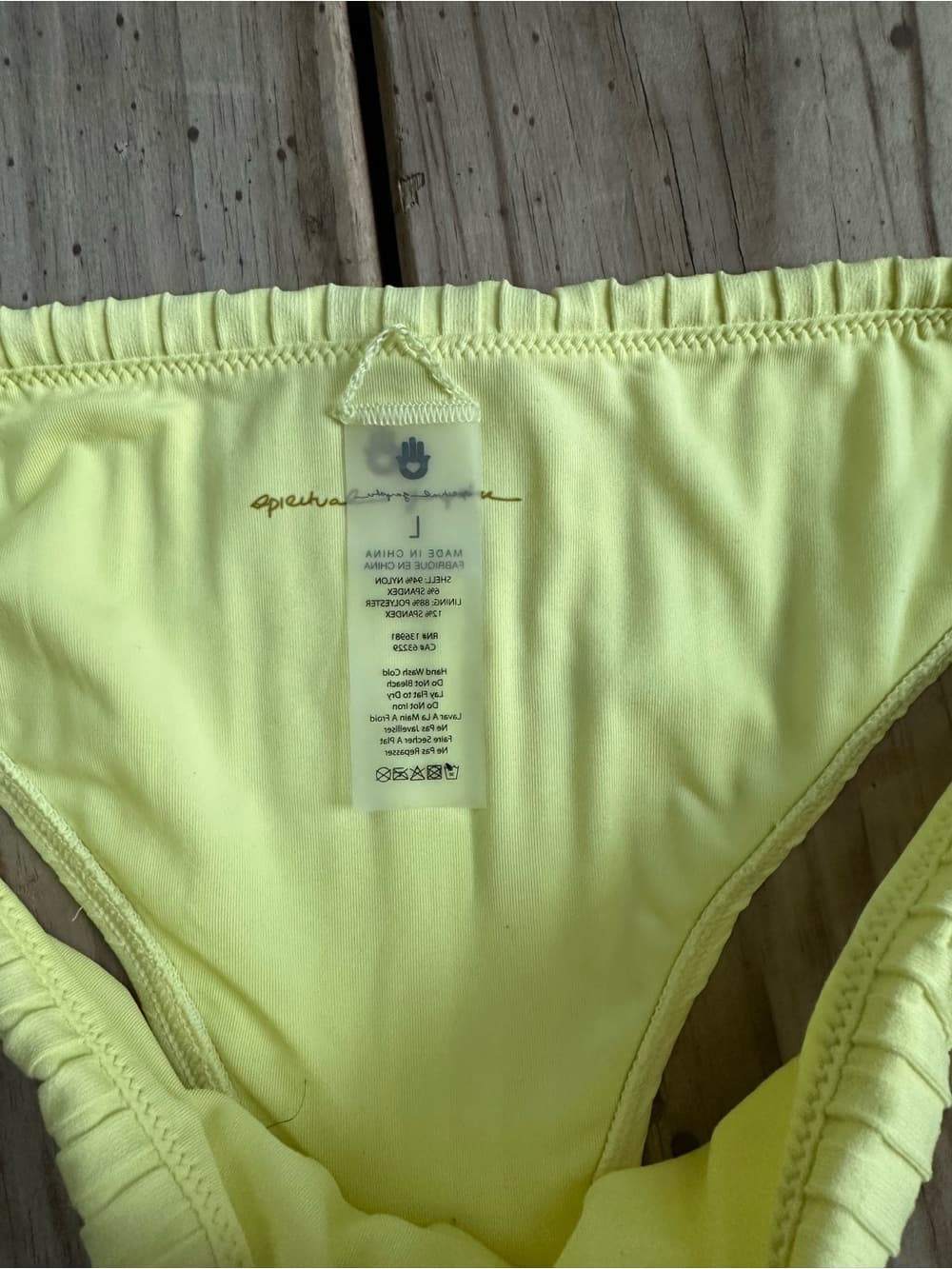 NWT Spiritual Gangster Sundara bikini bottoms yellow - Thumbnail 3