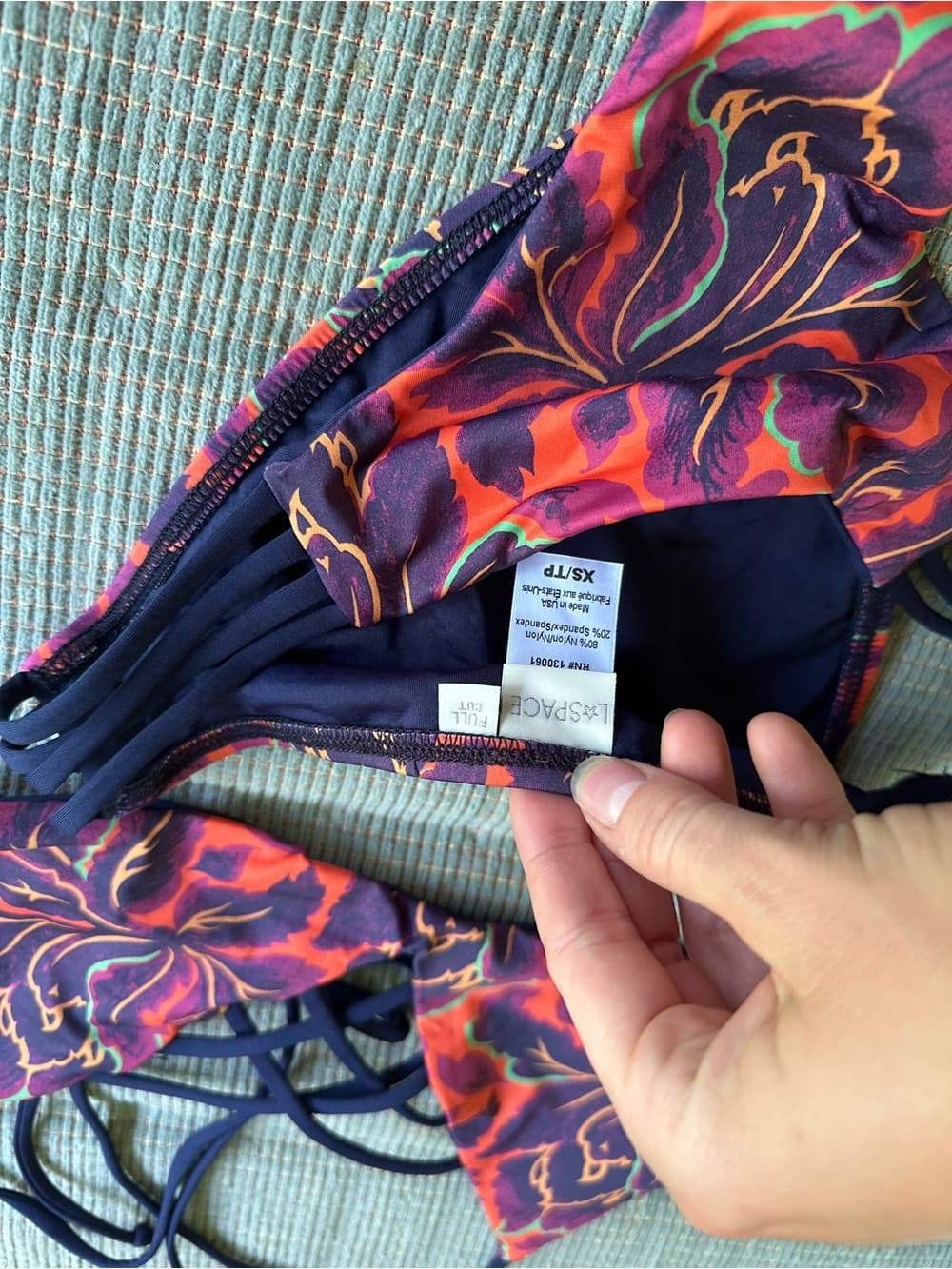 NWOT L*Space Liberty Fleur bikini set extra small - Thumbnail 2