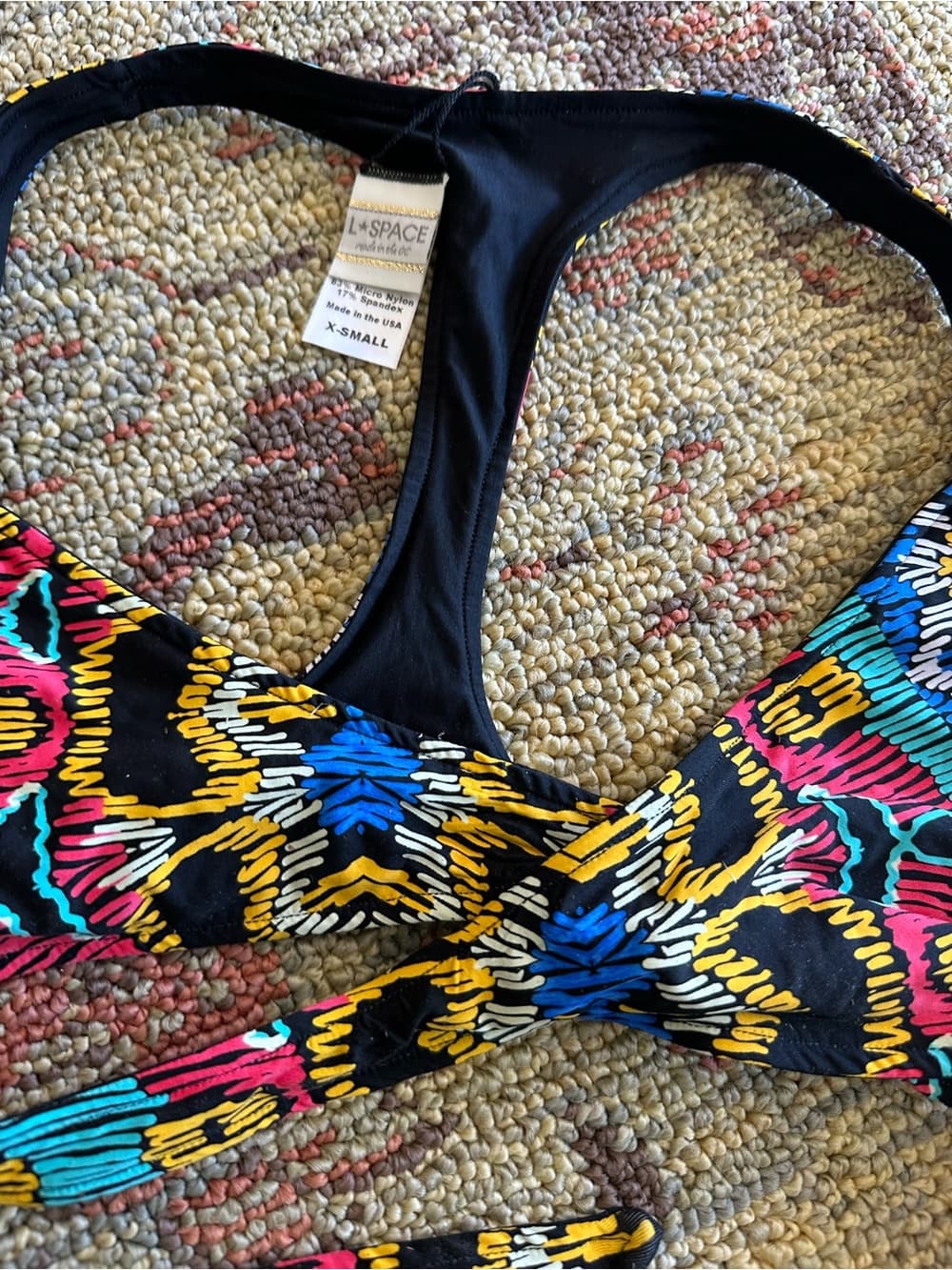 NWOT L*Space Moroccan Dreams bikini set extra small - Thumbnail 3