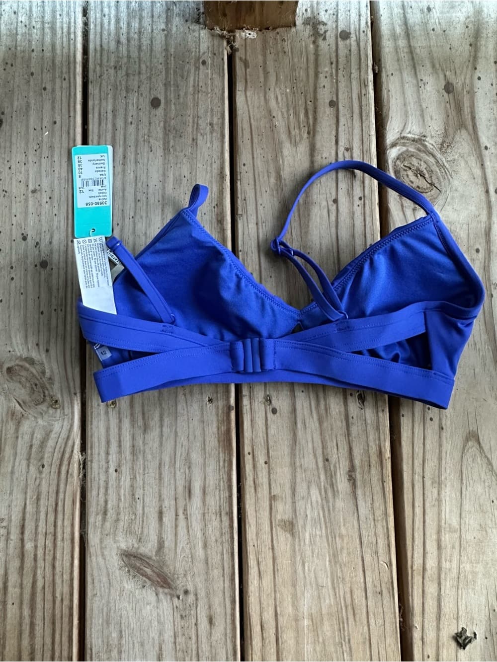 NWT Seafolly Hybrid bikini top Cobalt 8 - Thumbnail 4