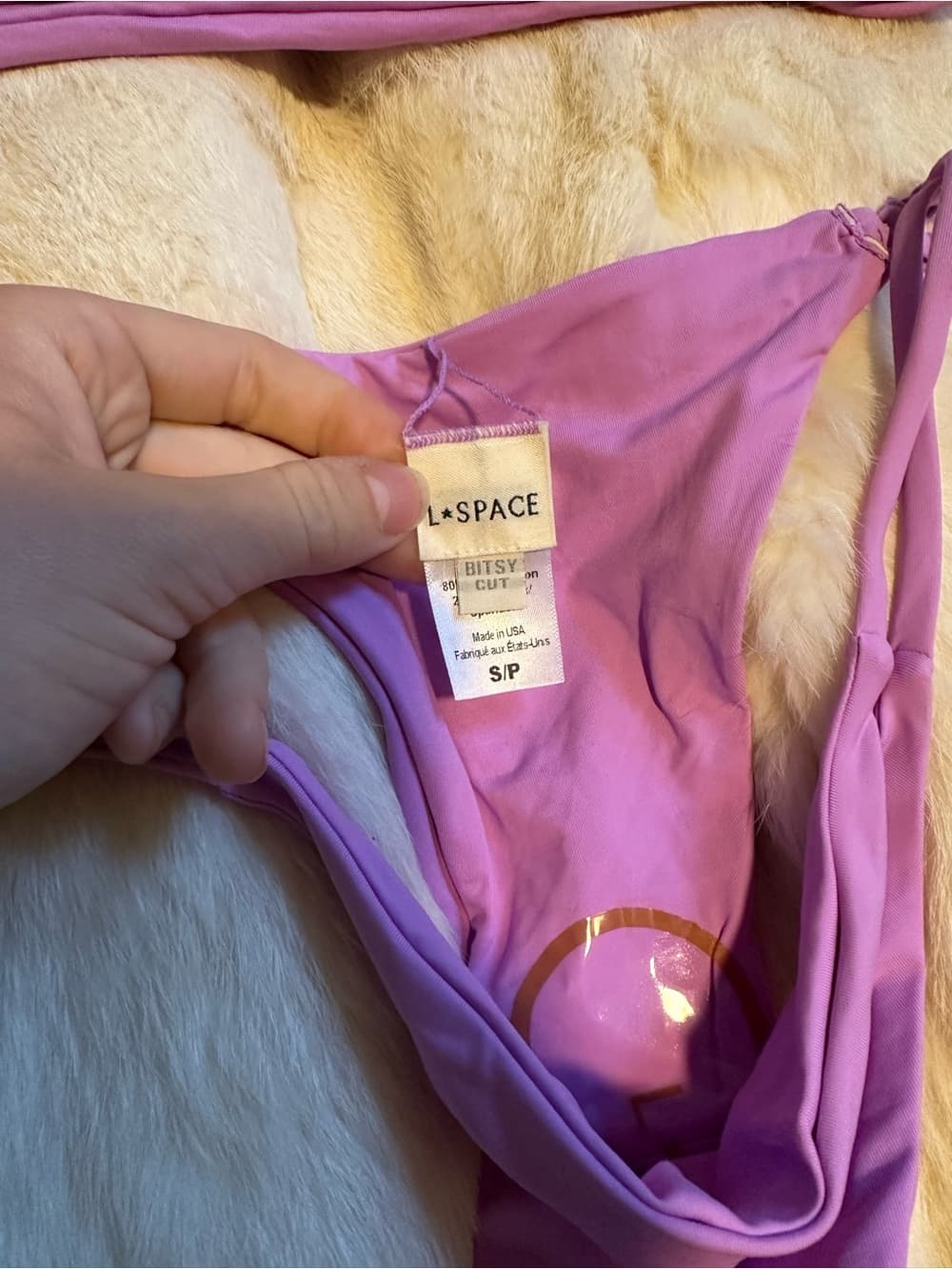 NWOT L*Space Zinnia Wilder bikini set Jewel small - Thumbnail 2