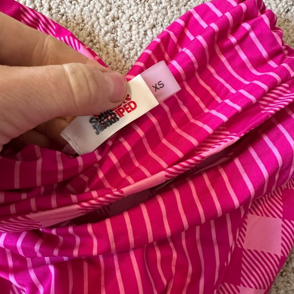 Solid and Striped Annabelle reversible bikini Fuschia xs - Thumbnail 5