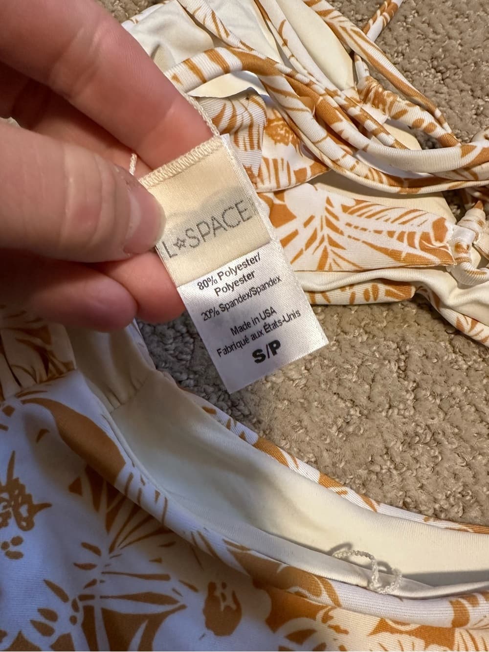 NWOT L*Space Seaside Escape bikini set small - Thumbnail 3