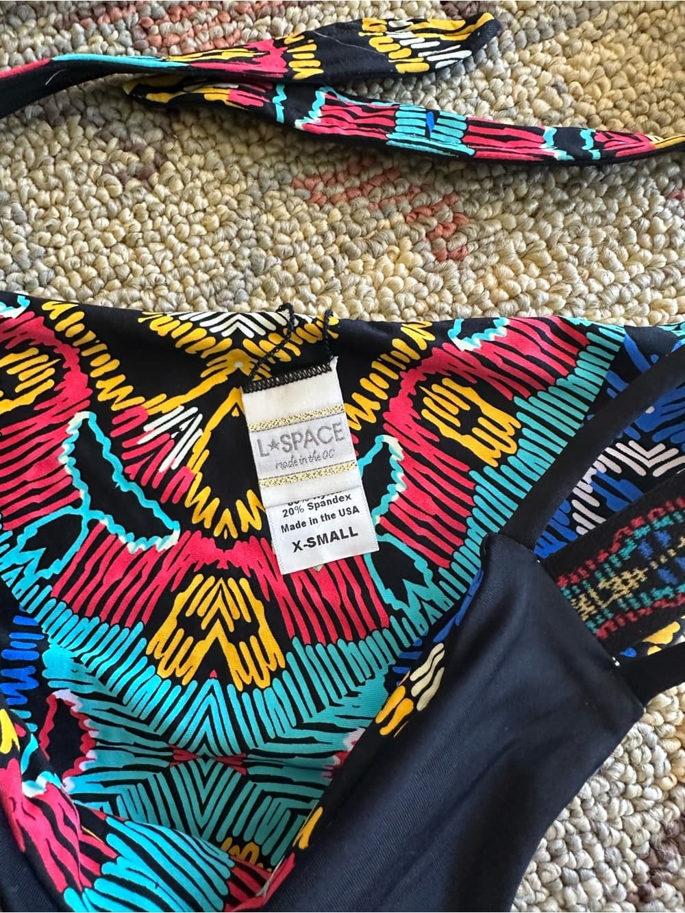 NWOT L*Space Moroccan Dreams bikini set extra small - Thumbnail 2