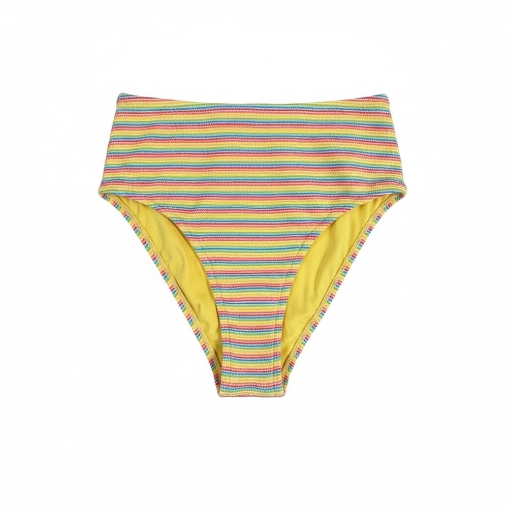 NWT Free People x Toast banded bikini bottoms rainbow - Thumbnail 3