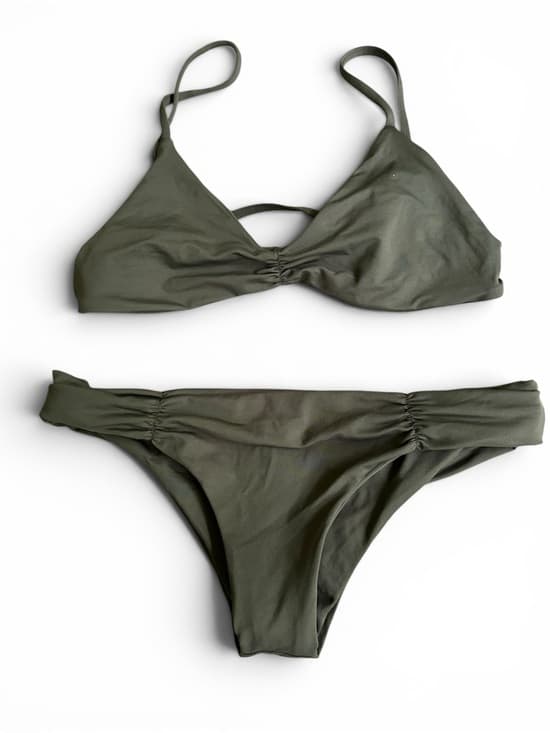 NWOT L*Space Monique bikini set green extra small - Thumbnail 4