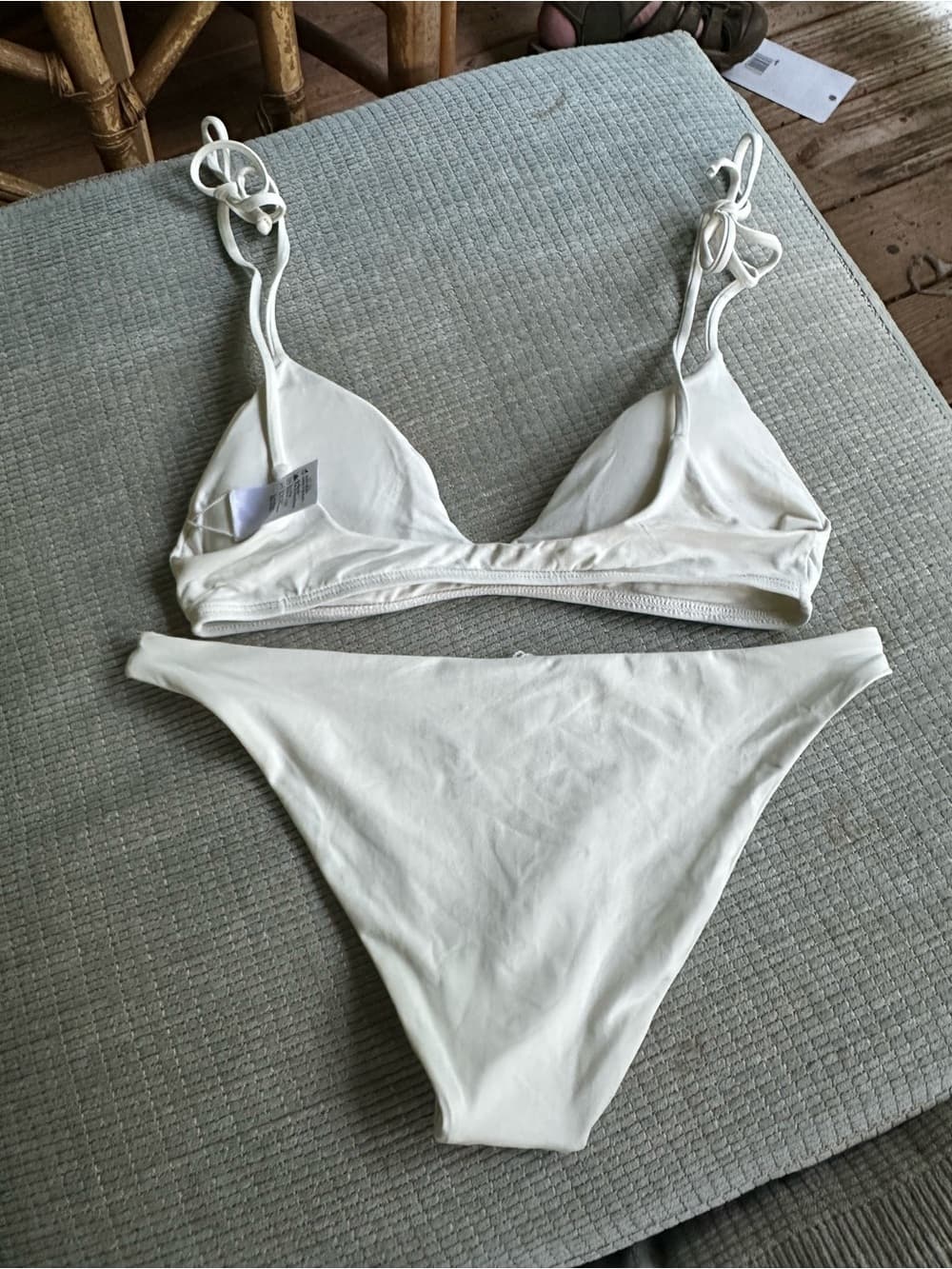 NWOT L*Space Daisy bikini set cream - Thumbnail 2