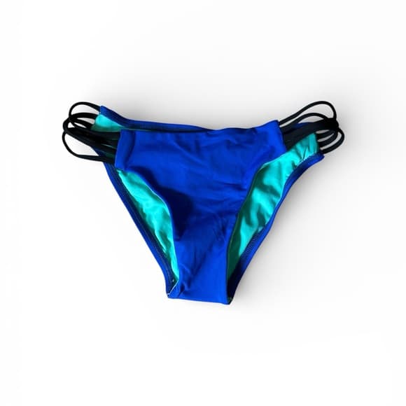 NWT L*Space Low Down Bikini bottoms royal blue - Thumbnail 6