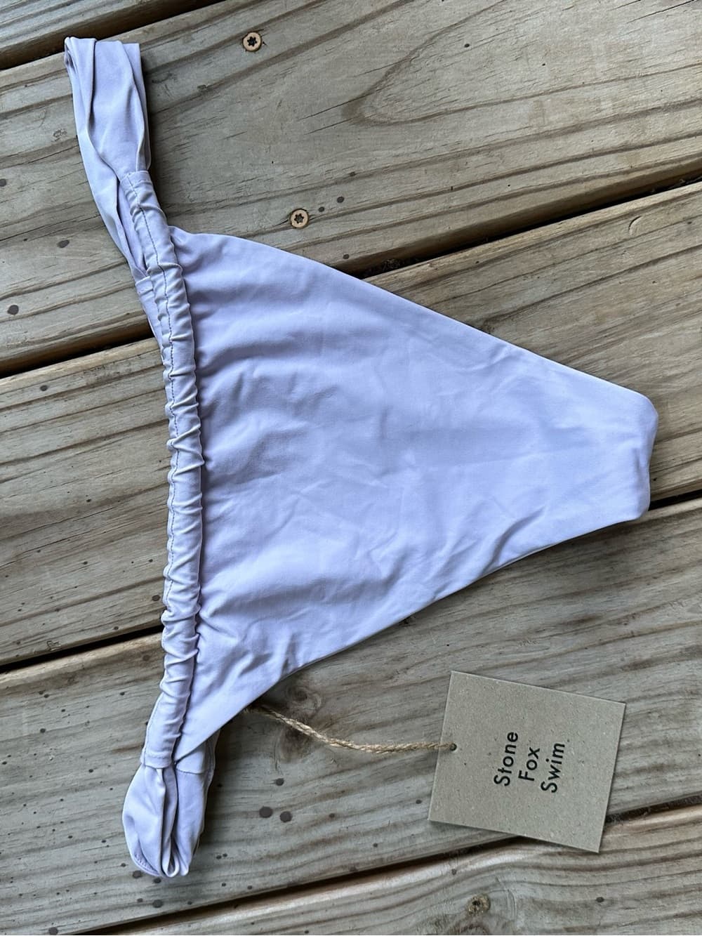 NWT Stone Fox Swim Bijou bikini bottoms lilac extra large - Thumbnail 4