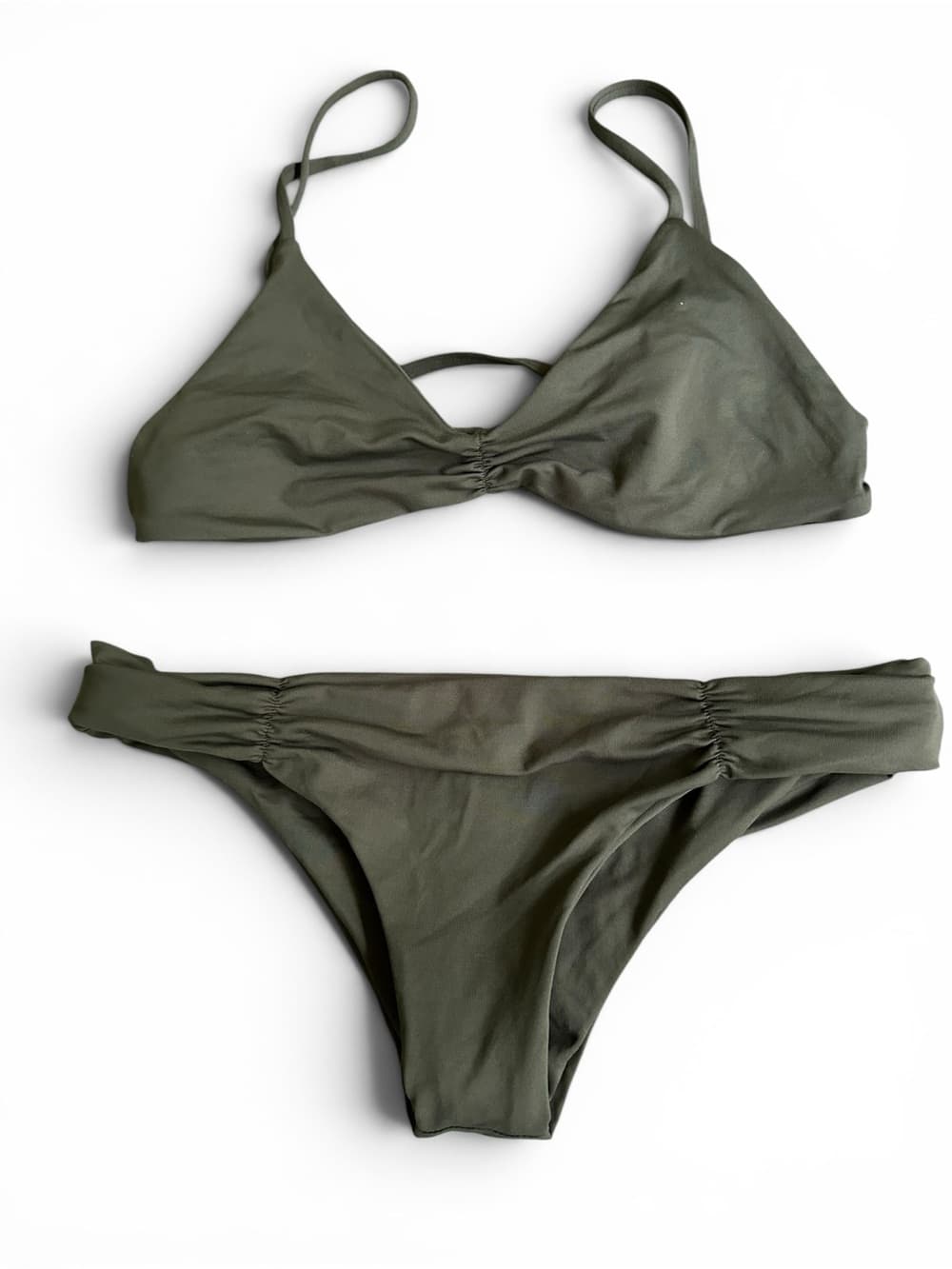 NWOT L*Space Monique bikini set green extra small - Thumbnail 3