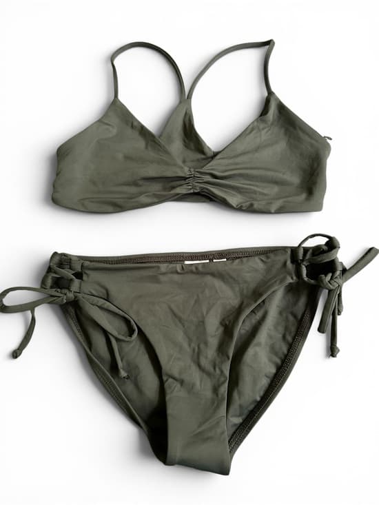 NWOT L*Space Wild One bikini set green extra small - Thumbnail 5