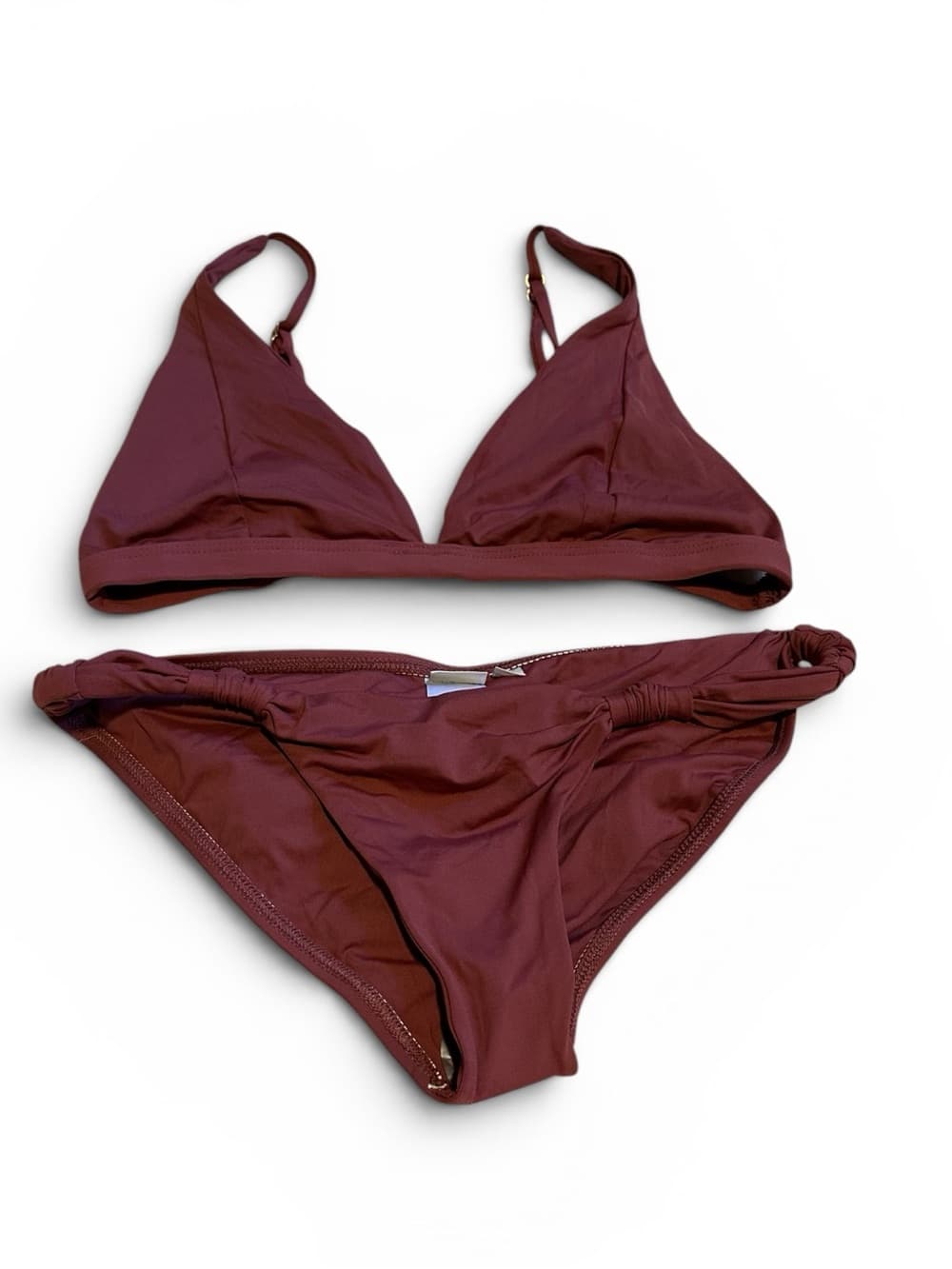 NWOT L*Space triangle bikini set rust - Thumbnail 4