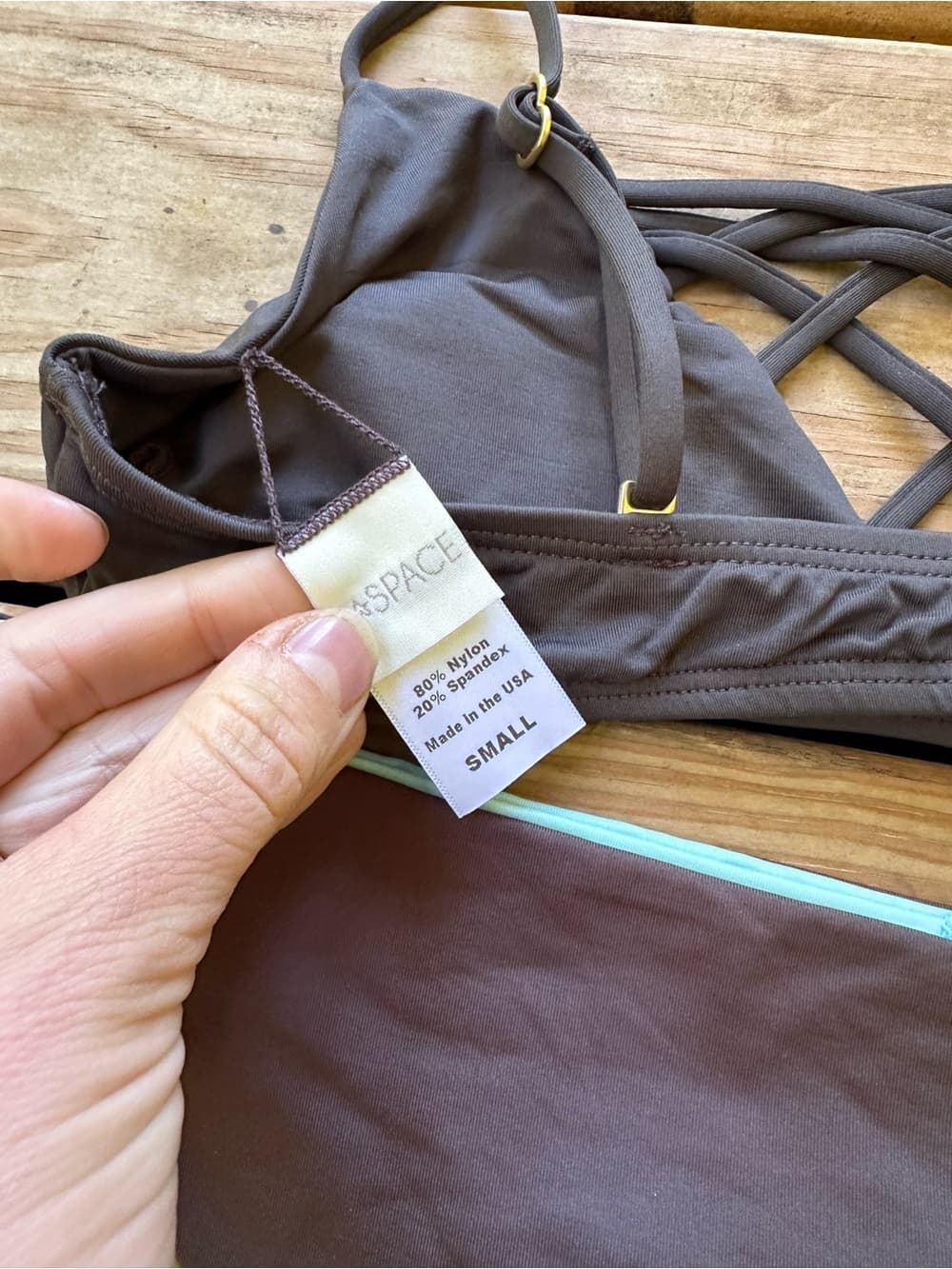 NWOT L*Space Jaime bikini set grey - Thumbnail 4