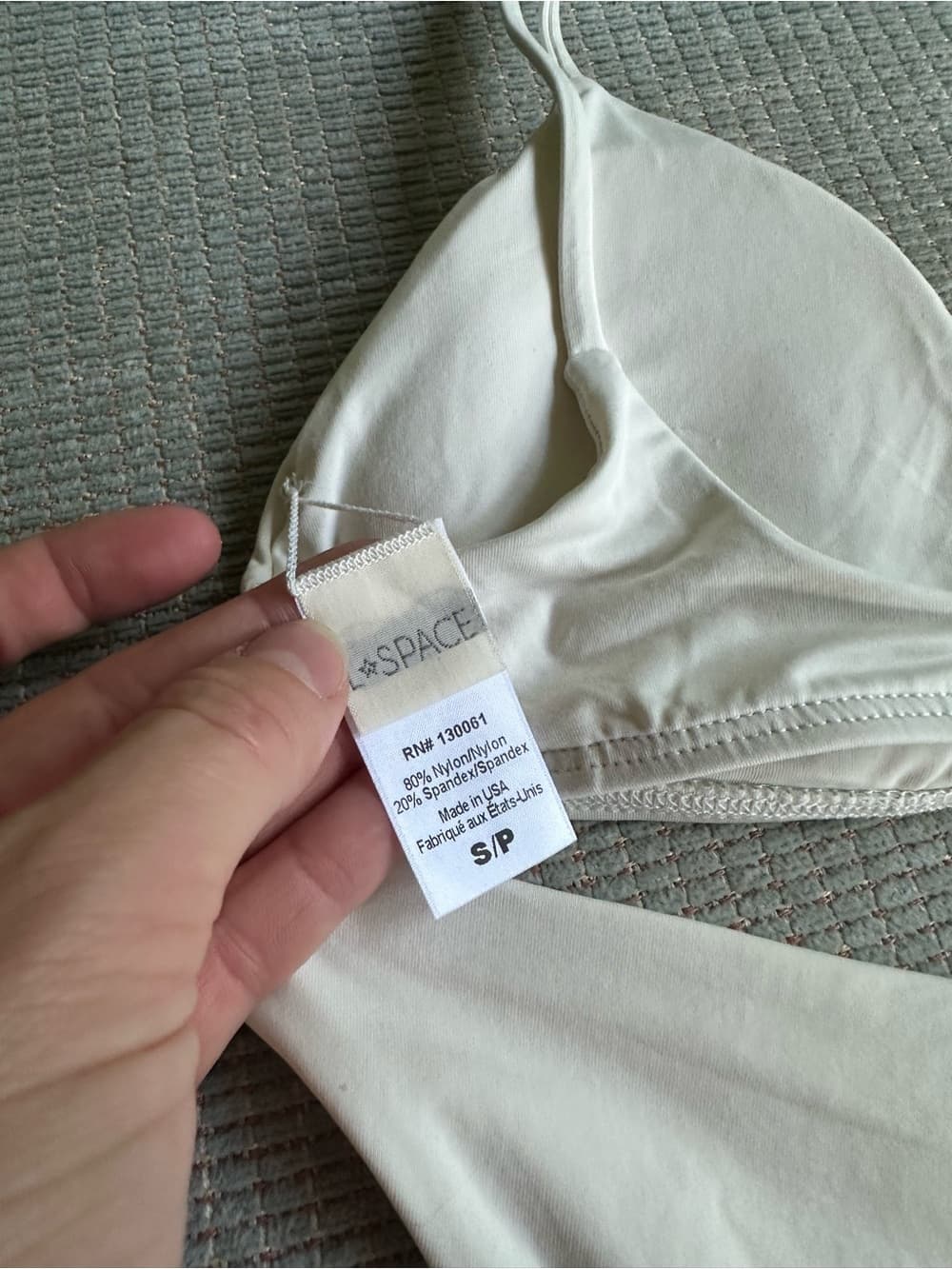 NWOT L*Space Daisy bikini set cream - Thumbnail 3