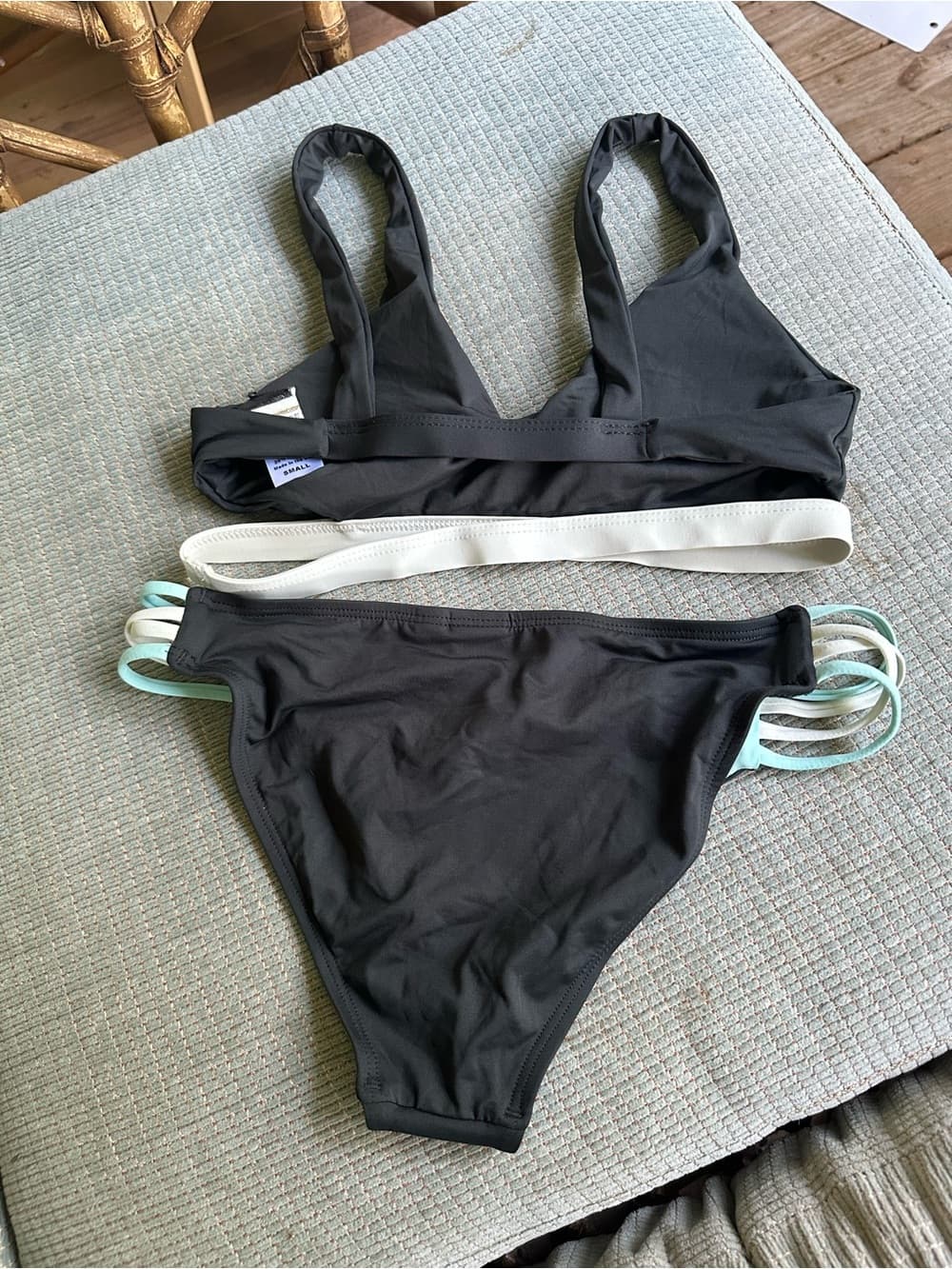 NWOT L*Space Low Down bikini set grey - Thumbnail 3
