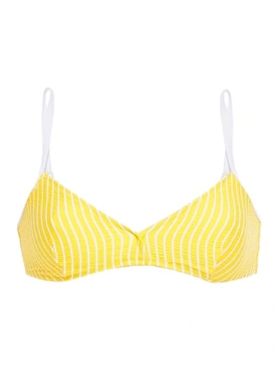 Solid and Striped x Issimo bikini top yellow white - Thumbnail 6