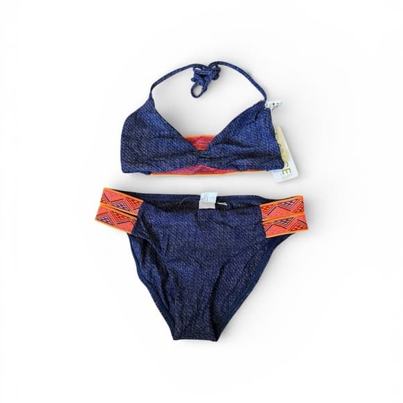 NWT L*Space Night Tribe faux denim bikini set - Thumbnail 6