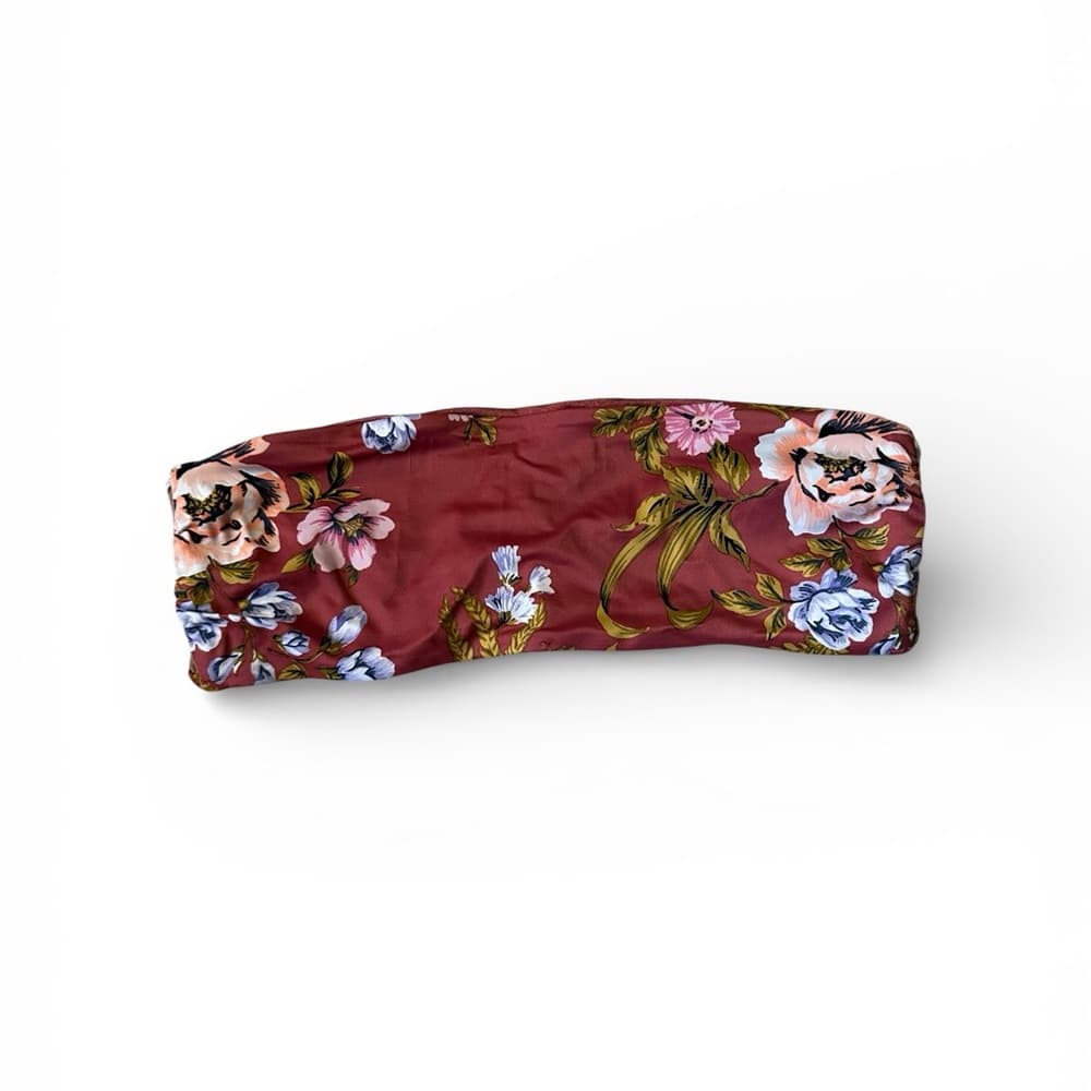Tori Praver floral bandeau bikini top small - Thumbnail 3