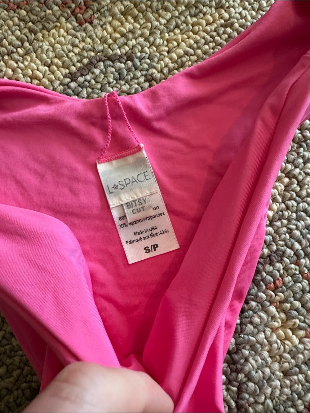 NWOT L*Space Camellia bikini set bubblegum pink small - Thumbnail 2