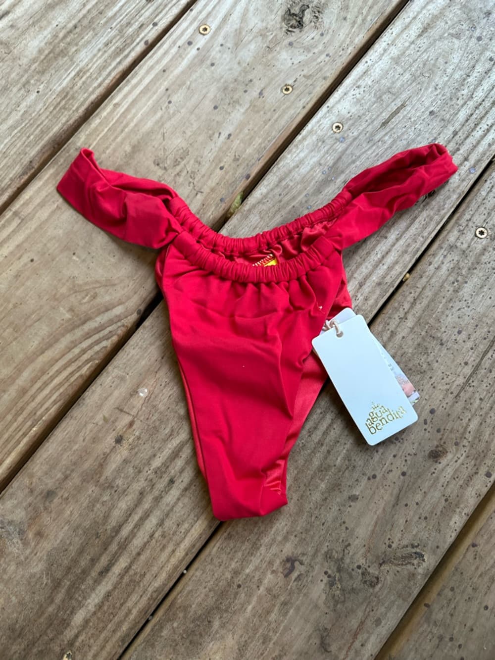 NWT Agua Bendita Elsa Bouk bikini bottoms red - Thumbnail 2