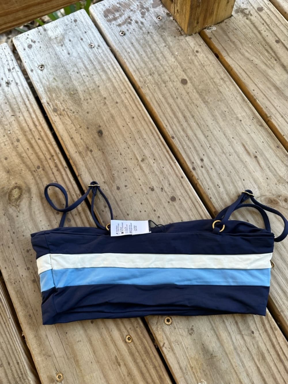 NWOT L*Space Rebel colorblock bikini top - Thumbnail 2
