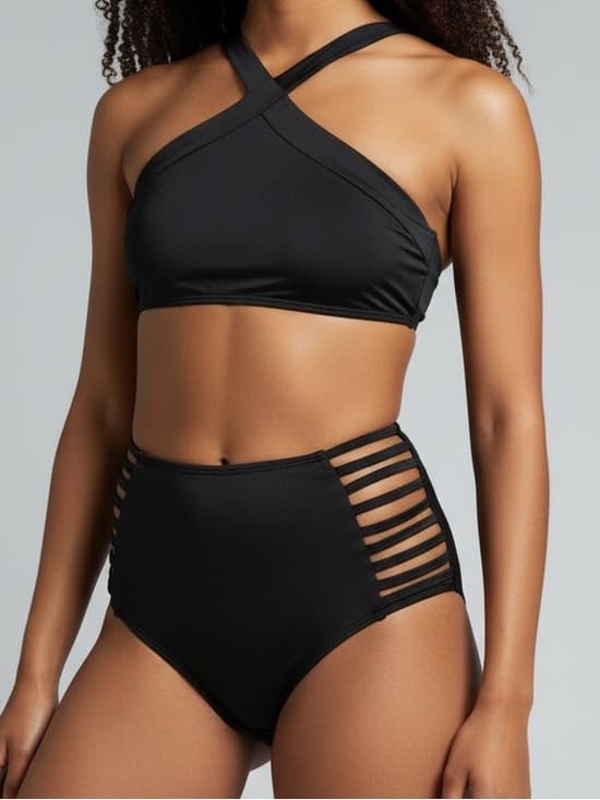 NWOt L*Space high waist bikini set black - Thumbnail 5