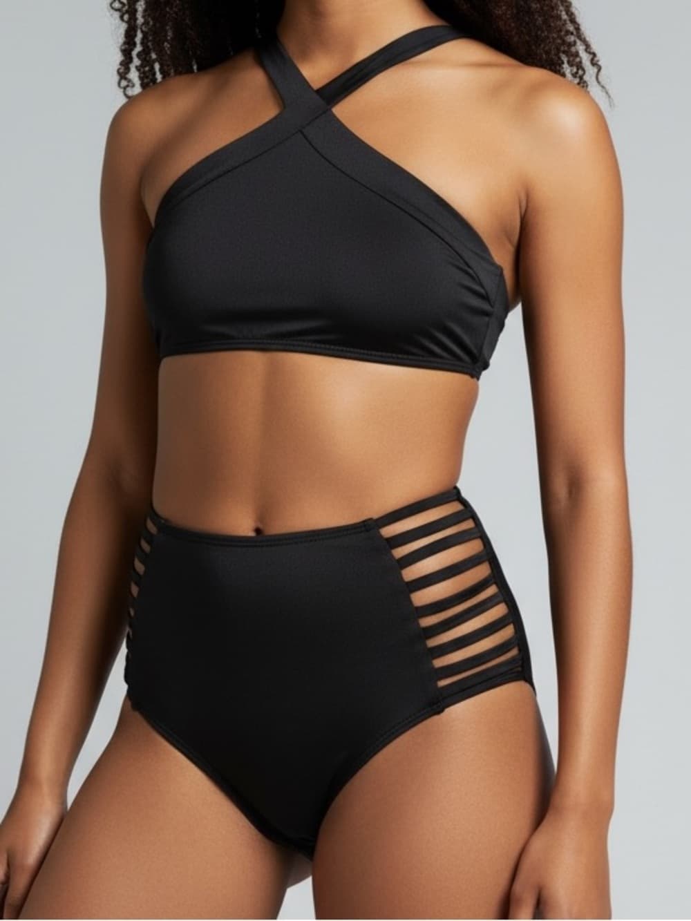 NWOt L*Space high waist bikini set black - Thumbnail 4