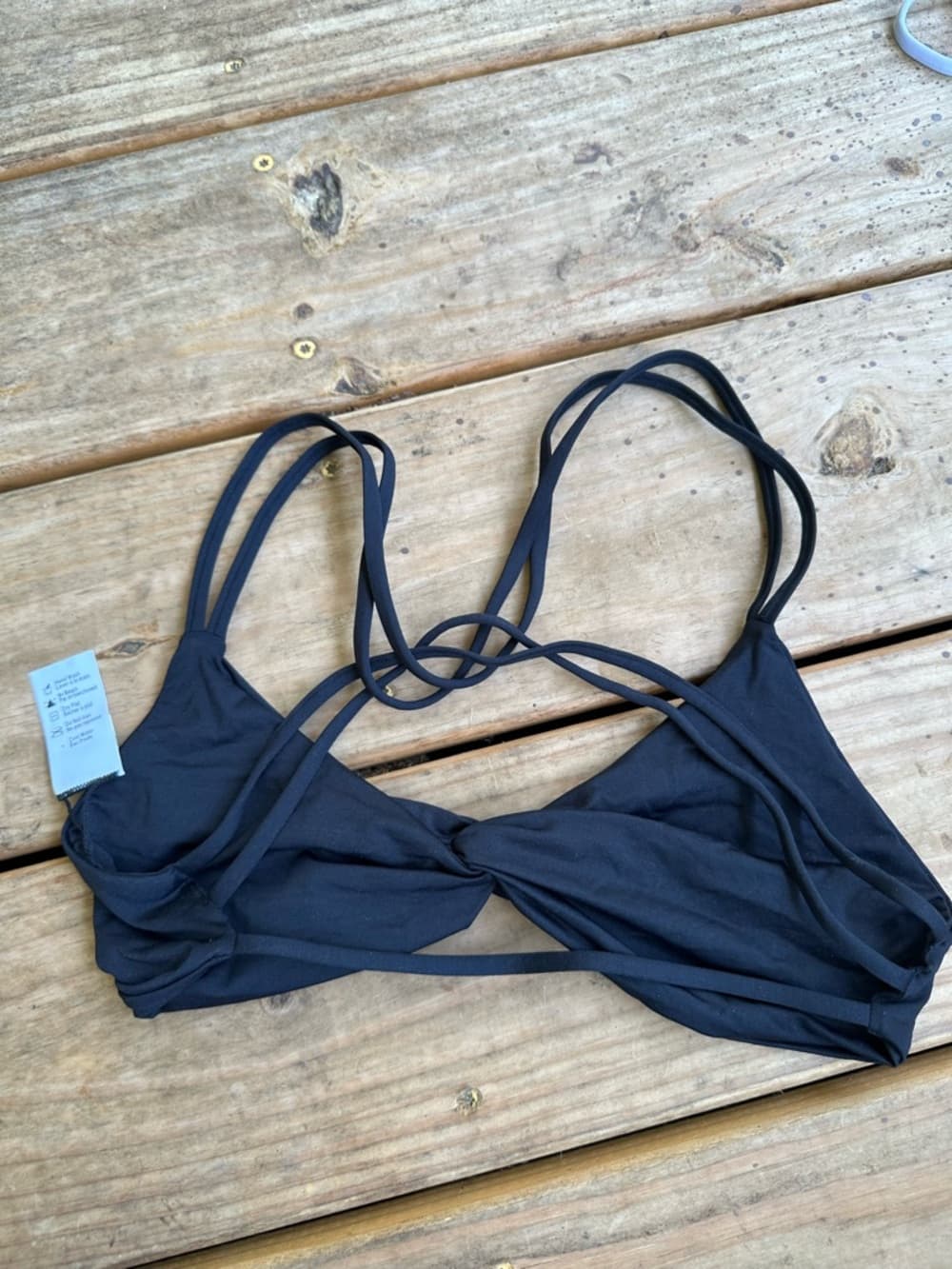 NWOT L*Space Hartley bikini top black - Thumbnail 3
