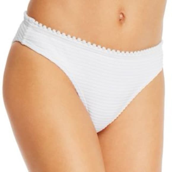NWT Shoshanna classic white bikini bottoms - Thumbnail 4