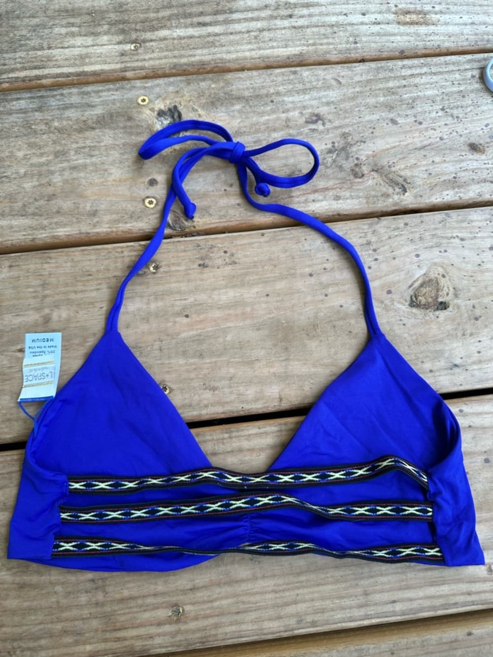NWOT L*Space strappy back bikini top - Thumbnail 2