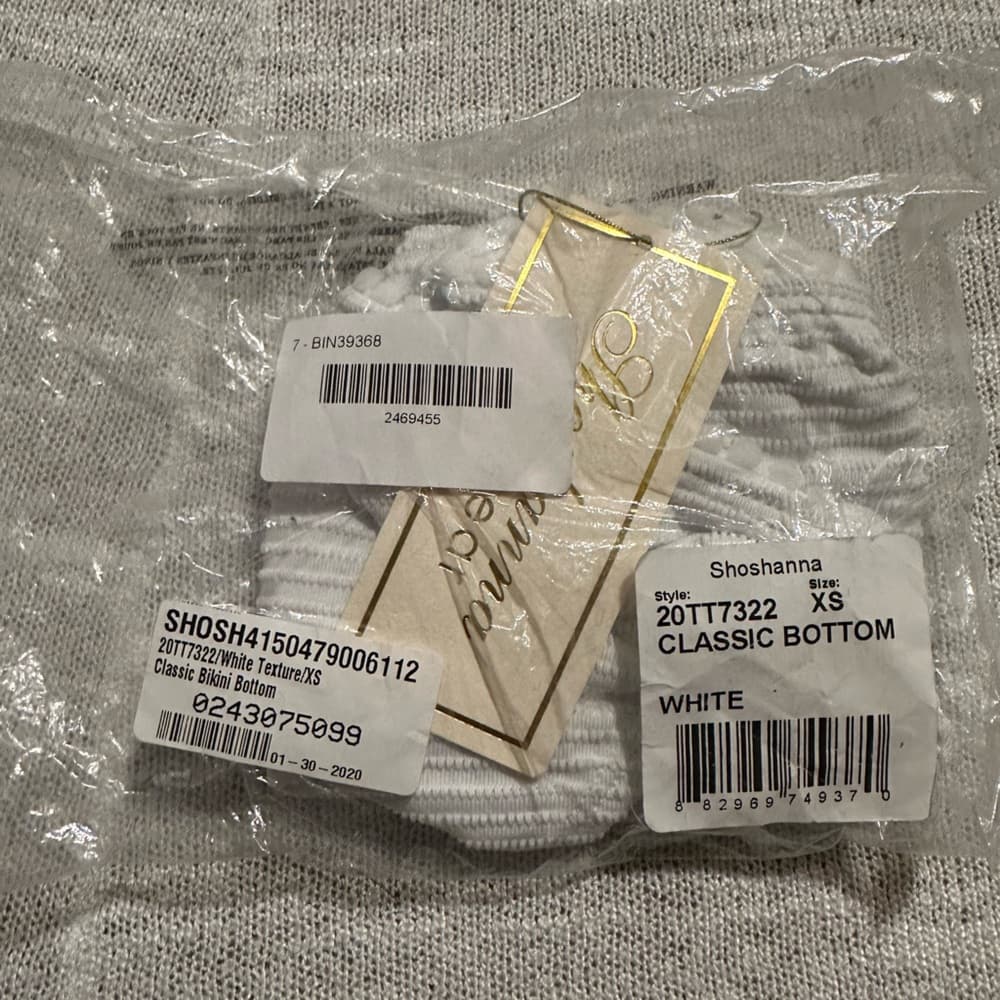 NWT Shoshanna classic white bikini bottoms - Thumbnail 2