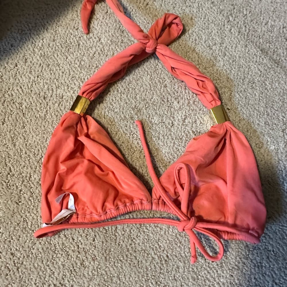 Vix Paula Vermanny Bia tube bikini top coral - Thumbnail 2