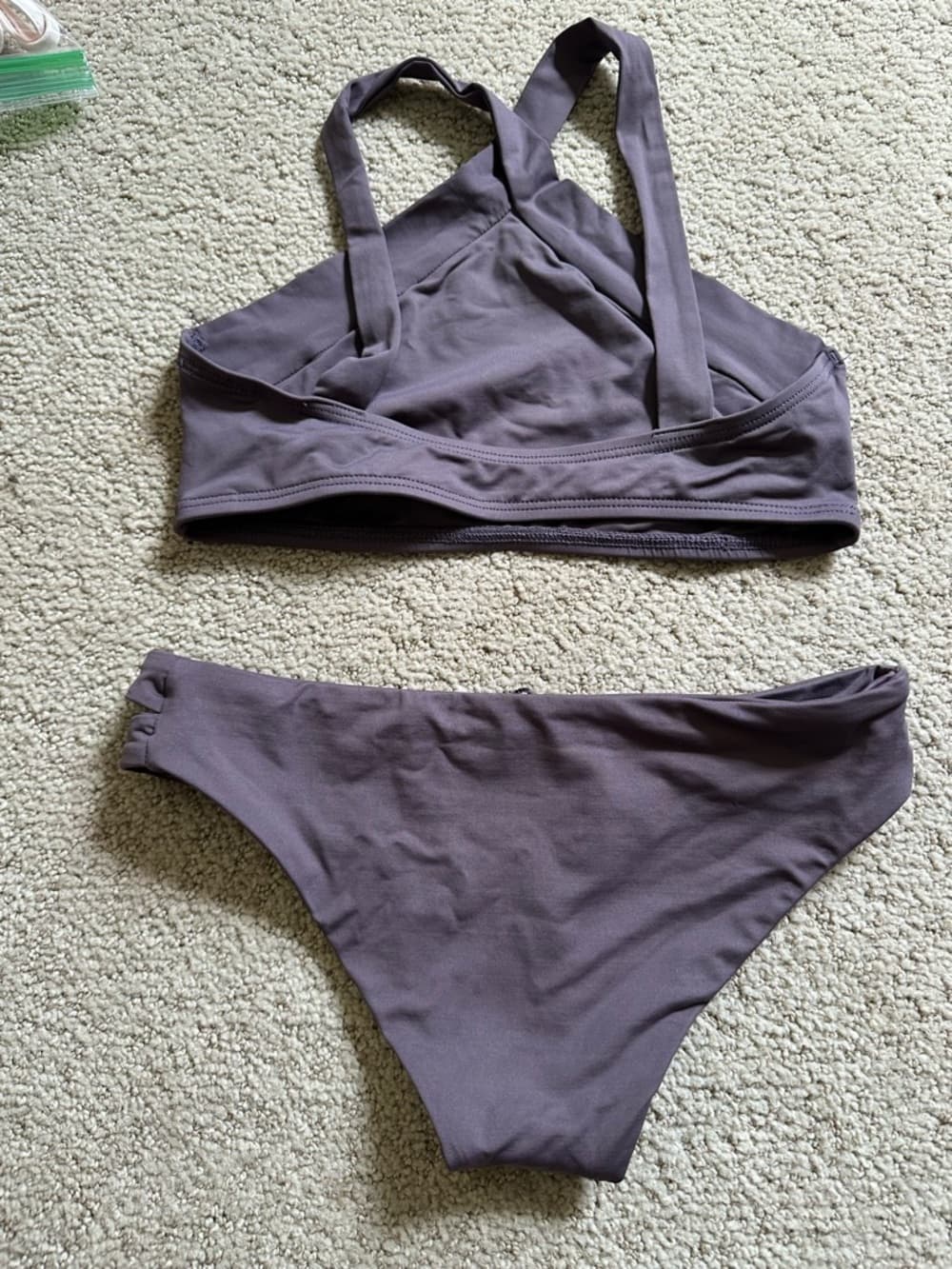 NWOT L*Space high neck bikini set grey - Thumbnail 3