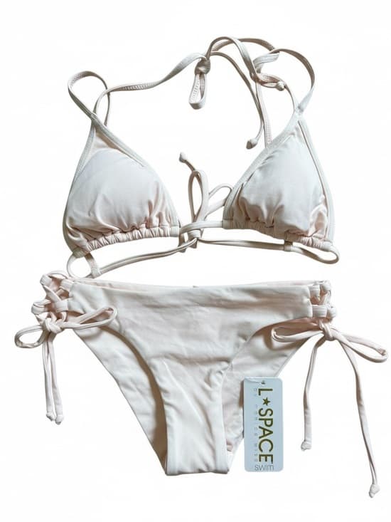 NWT L*Space triangle bikini set light pink - Thumbnail 6