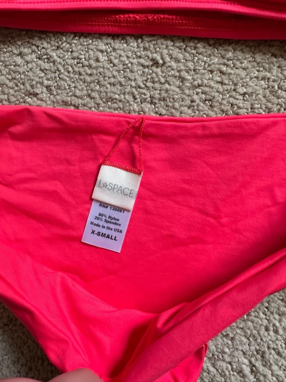 NWOT L*Space Jaime bikini set pink - Thumbnail 2