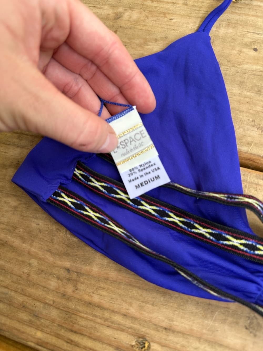 NWOT L*Space strappy back bikini top - Thumbnail 3