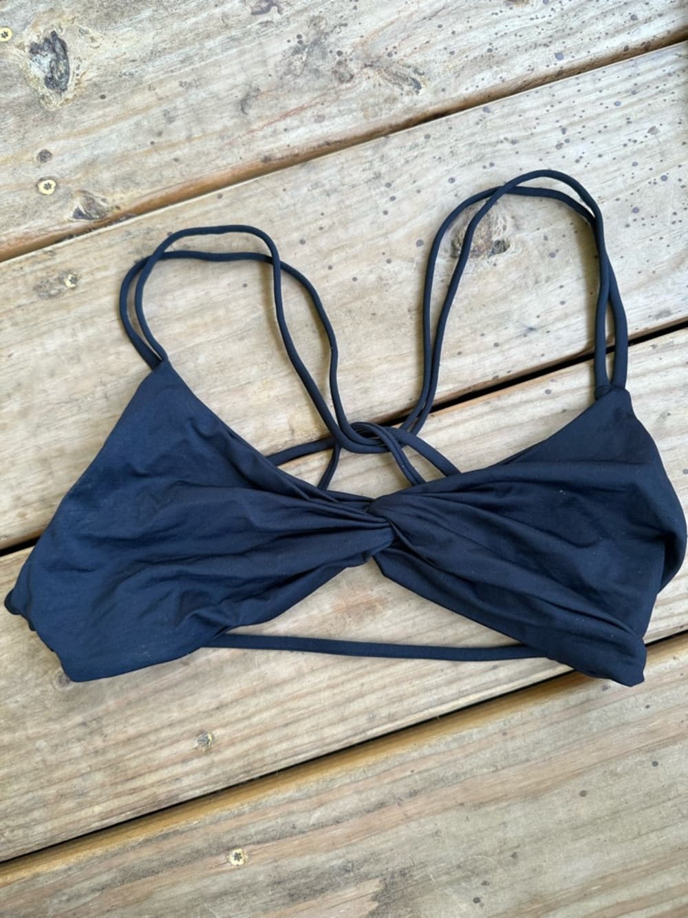 NWOT L*Space Hartley bikini top black - Thumbnail 2