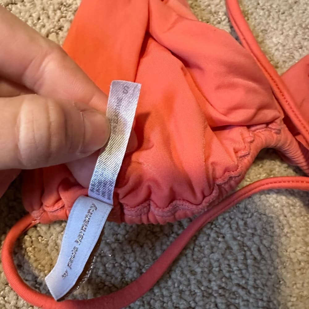 Vix Paula Vermanny Bia tube bikini top coral - Thumbnail 4