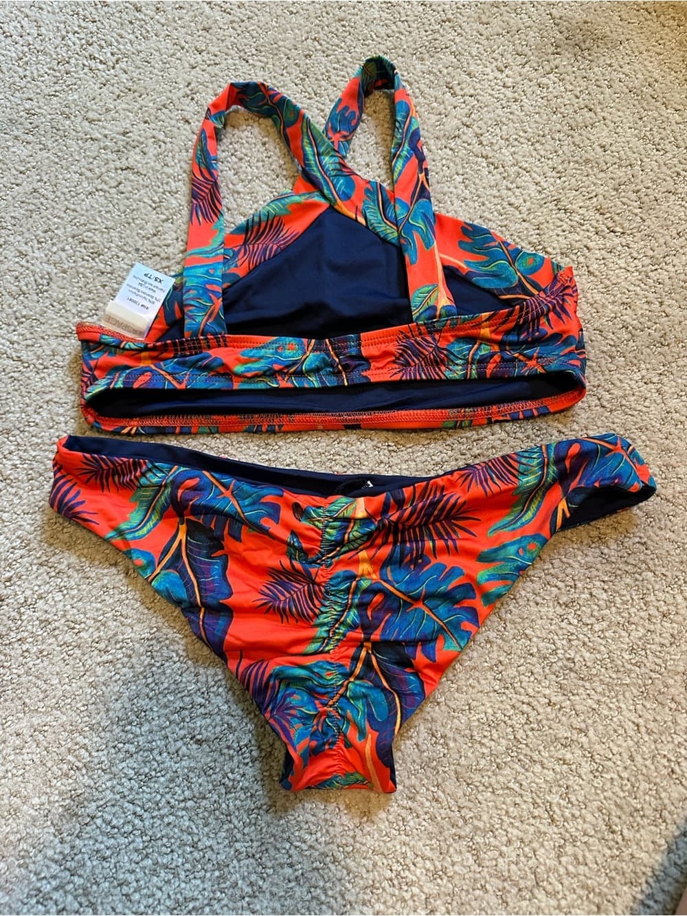 NWOT L*Space Liberty Fleur Sirena bikini set extra small - Thumbnail 3