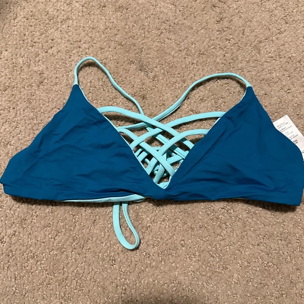 NWOT L*Space Jojo bikini top teal seafoam - Thumbnail 5
