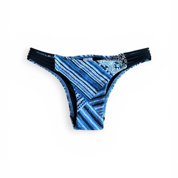 NWOT Seafolly Desert Tribe strappy bikini bottoms - Thumbnail 4