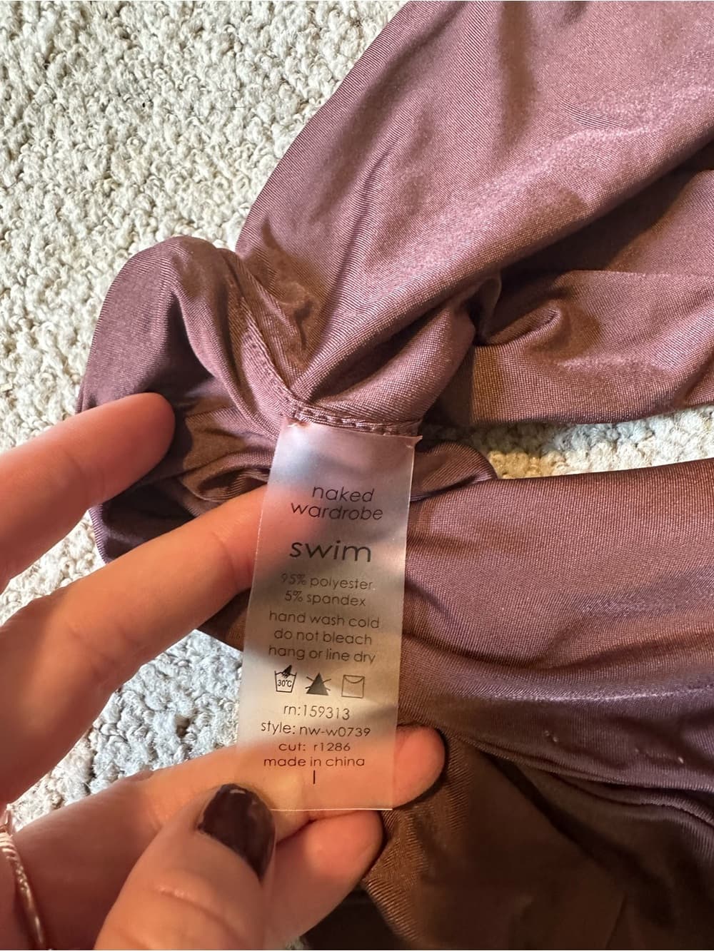 NWT Naked Wardrobe bikini set brown - Thumbnail 3